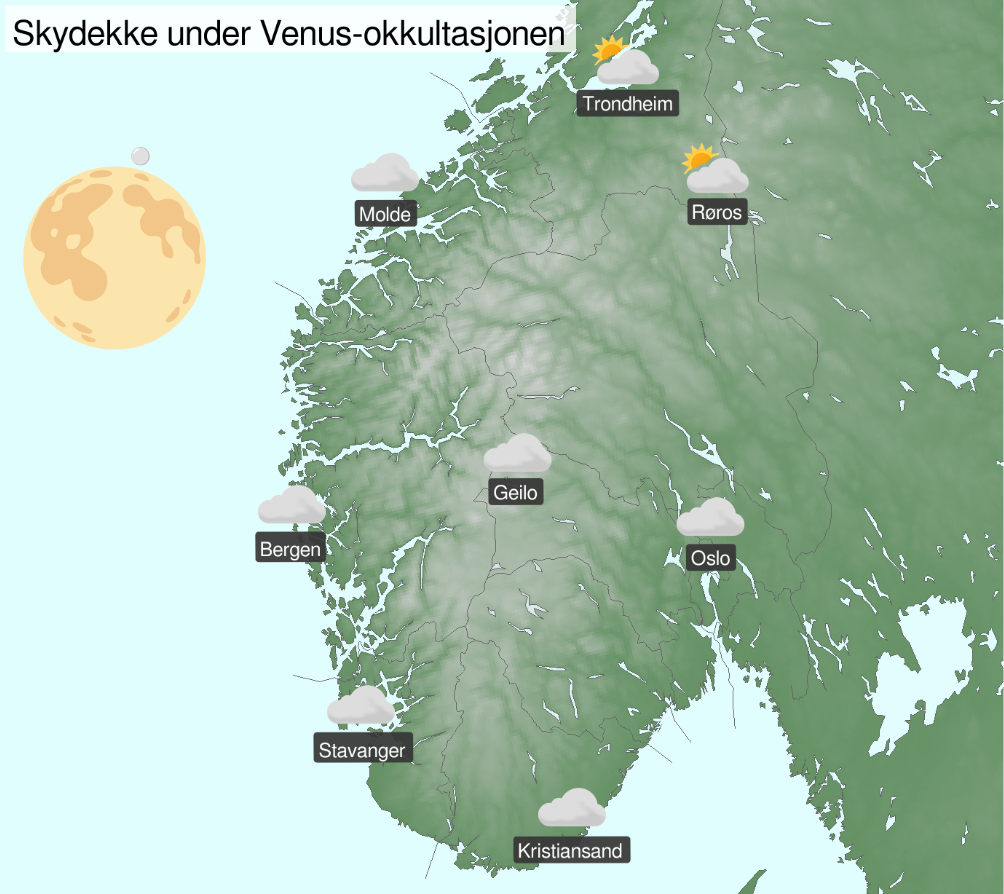 Skydekke Venus-okkultasjonen